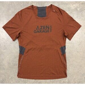 Lululemon Athletic Shirt Adult Small Zen Yoga Garage Graphic Short Sleeve